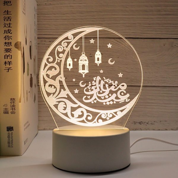 Akryl nattljus 3D LED-ljus F F F