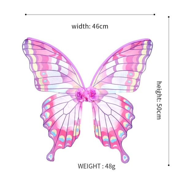 Lasten pukurekvisiitta Butterfly Wings 3 3 3