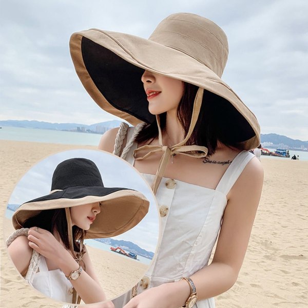 Bucket Hat Beach Cap KHAKI Khaki