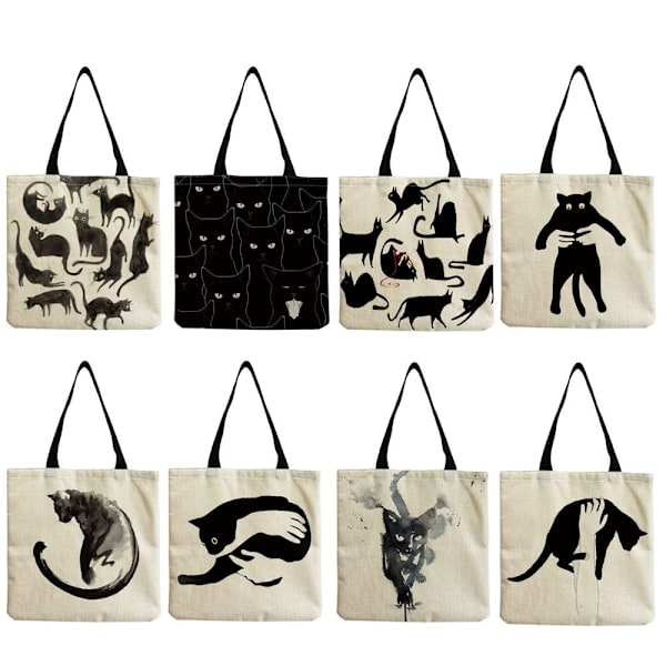 Canvas Tote Bag Eco Shopping Handbag 1 1 1