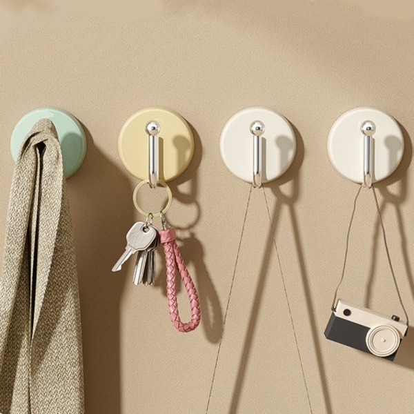 4kpl Seinäkoukku Itsekiinnittyvä koukku BEIGE Y SHAPE Y SHAPE beige Y shape-Y shape