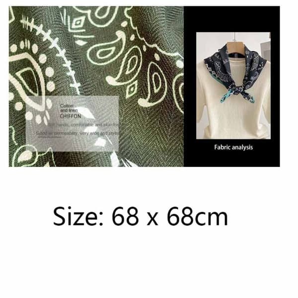68X68cm Bomullsscarf Strandshawl 7 7 7