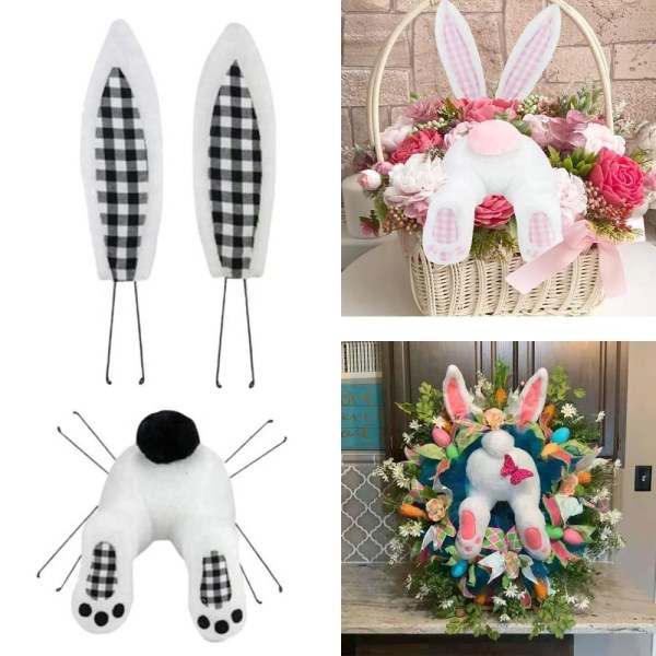 Pääsiäispupun seppelesarja Pupun peppuseppeleen kiinnitys STYLE 4 Style 4