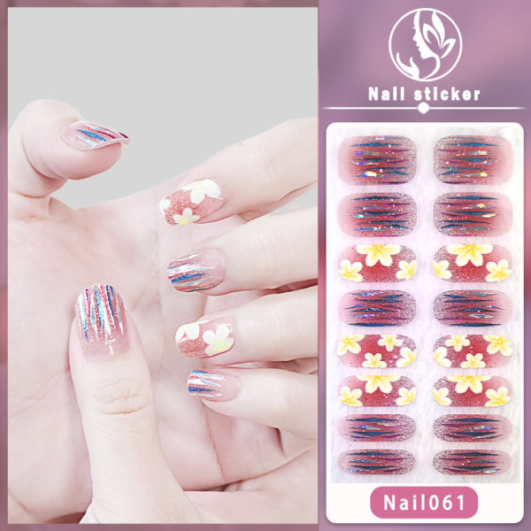 Franska Nageldekaler Nail Art Sticker 7 7 7