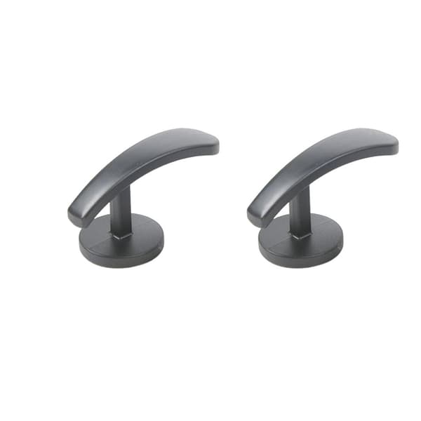 2 stk. Gardin Holdback Monterede Metalkroge SØLV Silver