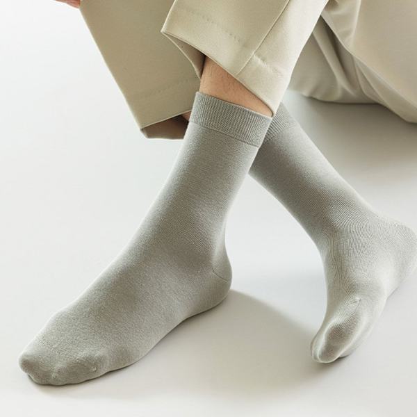 Herre Benfrie Sokker Sommer Tynne Sokker GRÅ grey