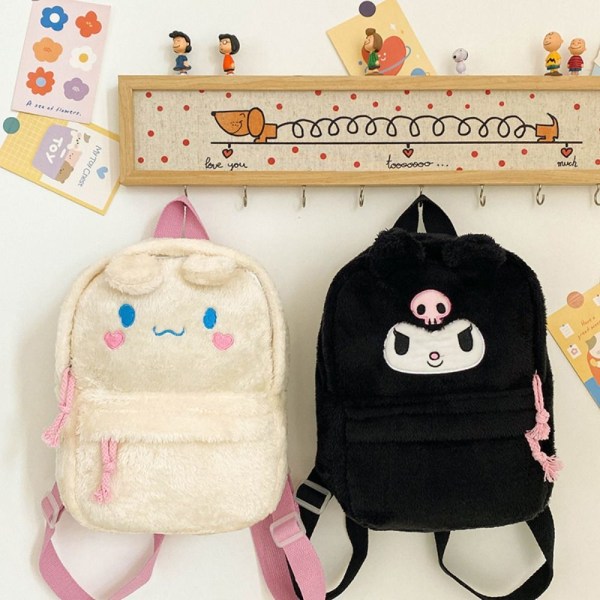 Kuromi Plys skuldertaske My Melody Plys taske 01 01 01