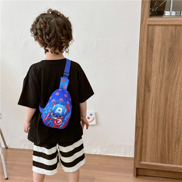Anime axelväska för barn Spider Man Chest Bag 3 3