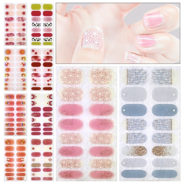 Franska Nageldekaler Nail Art Sticker 9 9 9