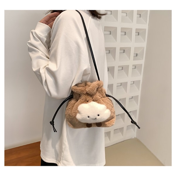 Handväskor Cloud Plysch Crossbody-väska KHAKI Khaki