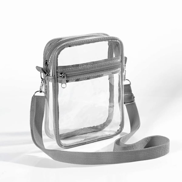 Axelväska Transparent Handväska GRÅ grey