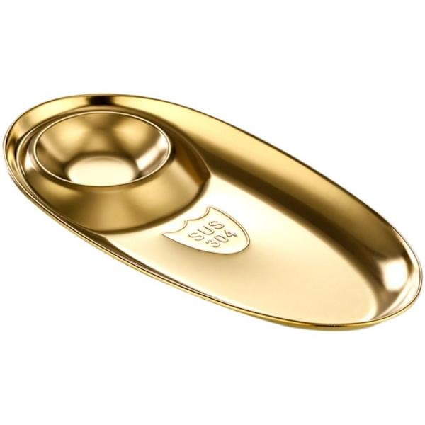 Päivällistarjotin välipala-astia GOLD L Gold L