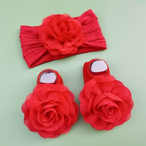 3 kpl / set Otsanauhat Sukat Set Cap Set PUNAINEN red