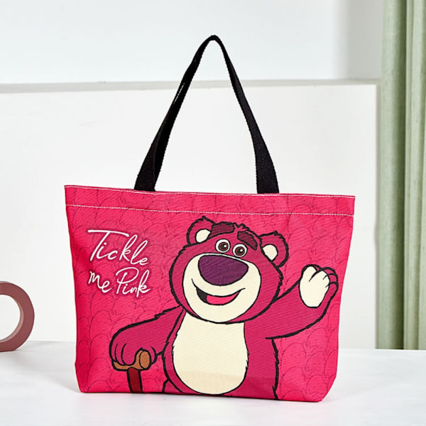 Stitch Canvas Bag Ostoskassi STRAWBERRY BEAR B STRWBERRY