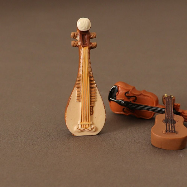 4 st/set Dockhus Klassisk Gitarr Pipa Violin Simulation