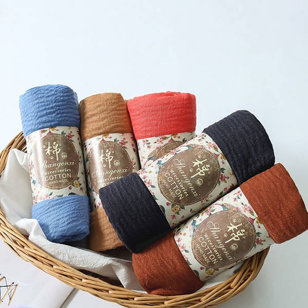 Shawl Wrap Headscarf Muslim Hijab Huivit VAALEANHARMAA Light Grey