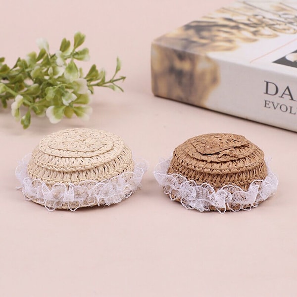 Mini Korgfläta Dockskåpskorg BEIGE Beige