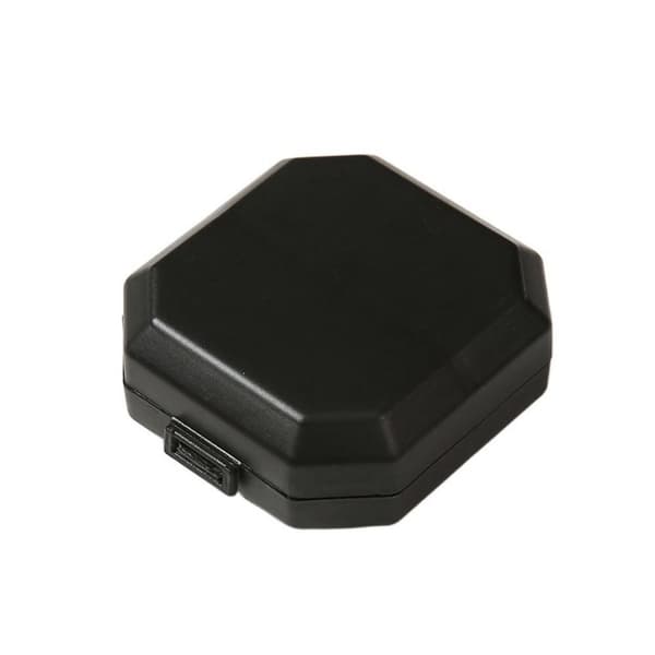 Pilleæsker 6 rum Pilledelere SORT Black