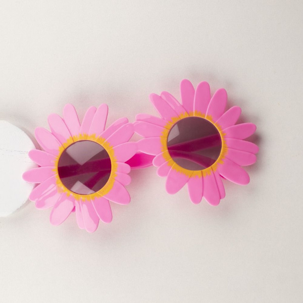 Blomsterbriller Daisy Shades MØRK PINK GRÅ LINSER GRÅ LINSER dark pink Gray lenses-Gray lenses