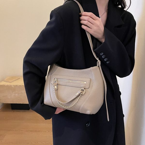Axelväska Underarmsväska KHAKI Khaki