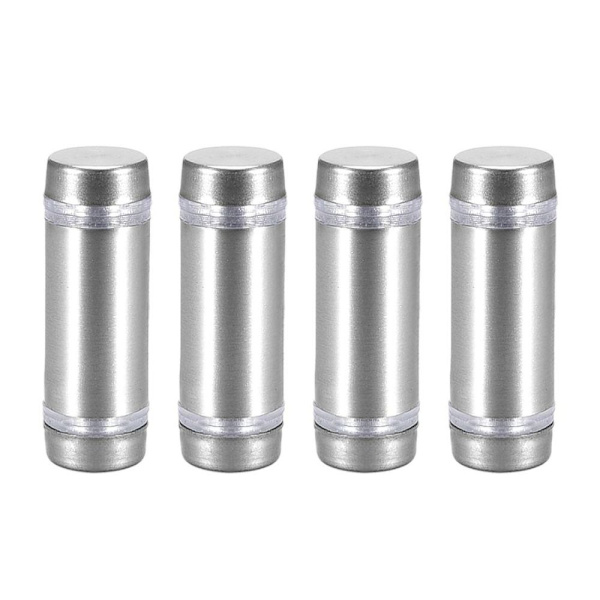 4 stk Dobbelthodet avstandsskruer Akrylglassspiker Veggfeste 4PCS