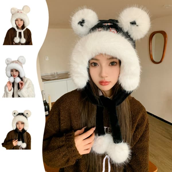 Plys Hat Varm Hat BEIGE Beige