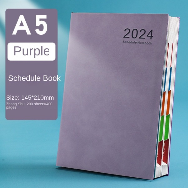 Notebook Timeplan RØD Red
