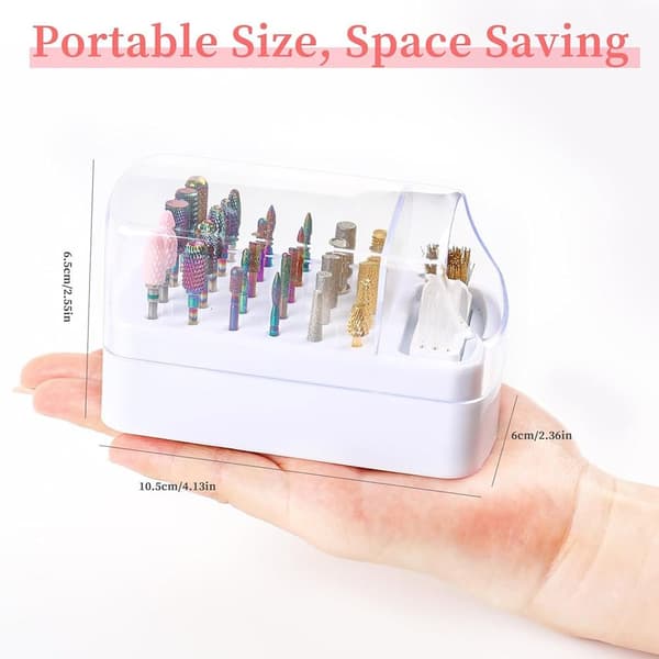 Negleborholder Negleslibebits Etui 5 5 5