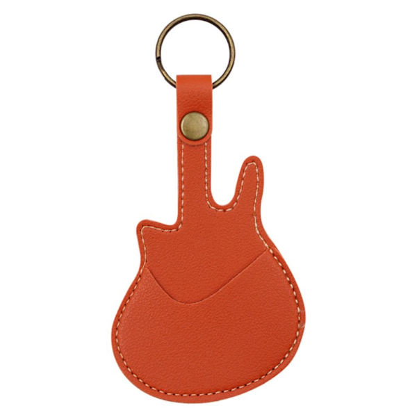 Guitar Pick Holder Plectrum Case Laukku ORANSSI Orange