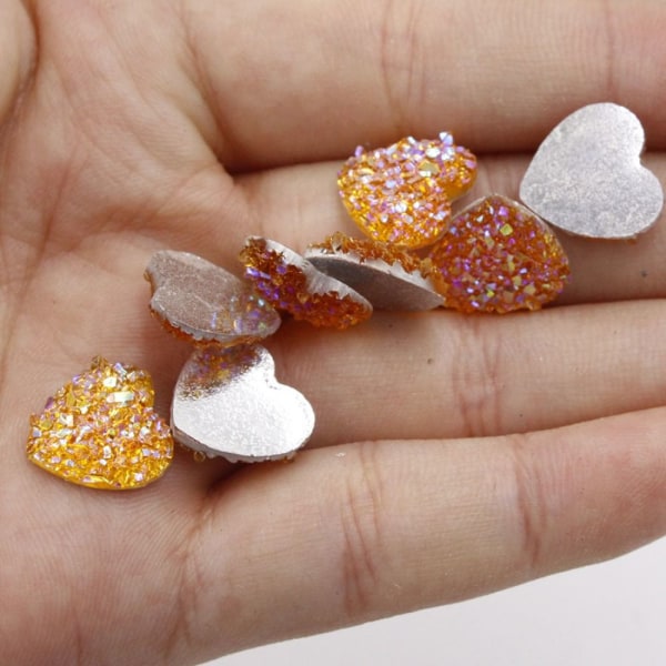 10 st Glitter Rhinestone Resin Kristallstenar 05 05 05