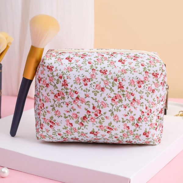 Puffy Quilted Makeup Bag Stor Resekosmetikväska 02 02 02