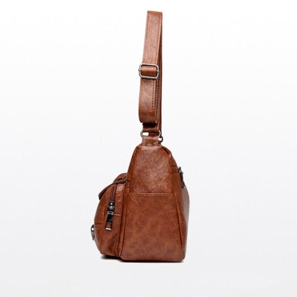 Kvinner Crossbody Bag Tote Håndveske BRUN brown