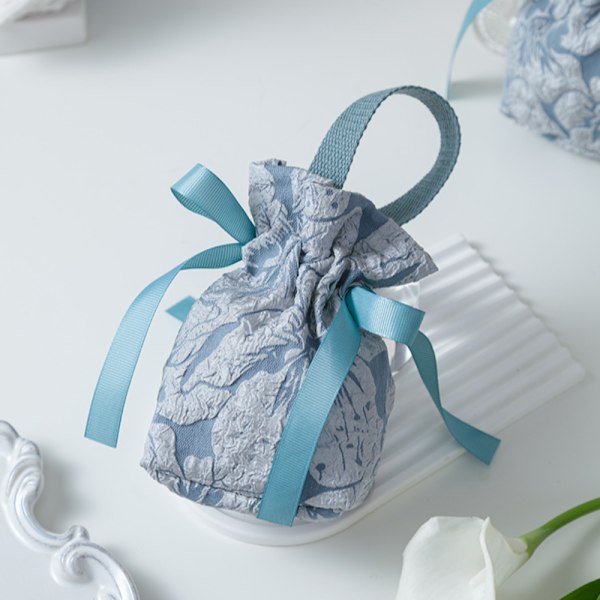 Candy kiristysnyöripussi Häälahjakassit SININEN Blue