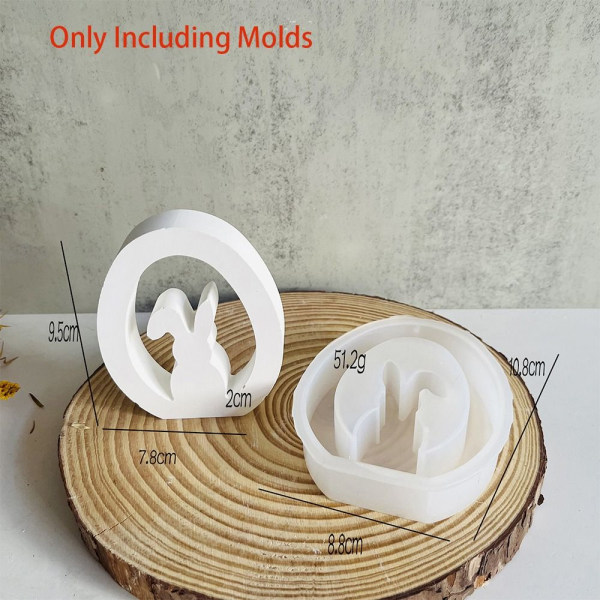 Hule kaninlysdekoration 3D hjertekaninform 2 2 2