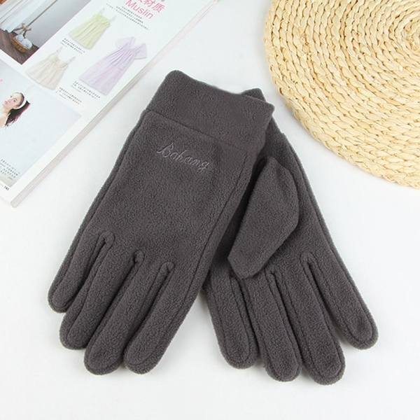 Kvinder Handsker Fuldfinger vanter SORT&GRÅ KVINDER black&grey women