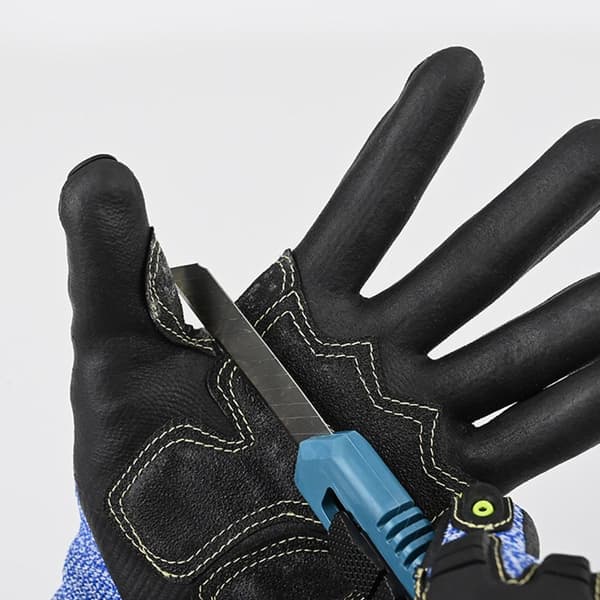 Arbetshandskar för säkerhet Mekaniska reparationshandskar BLÅ&GRÅ M M Blue&grey M-M