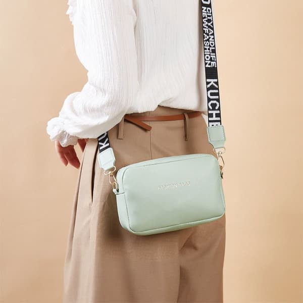 Dam Handväska Casual Messenger Väska VIT white