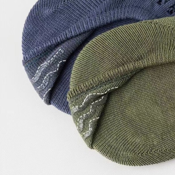 5paria Miesten Sukat Mesh Invisible Socks ARMY GREEN army green