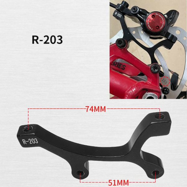 Levyjarrun kiinnityssovitin PM/IS-muunnin F203/R180 F203/R180 F203/R180
