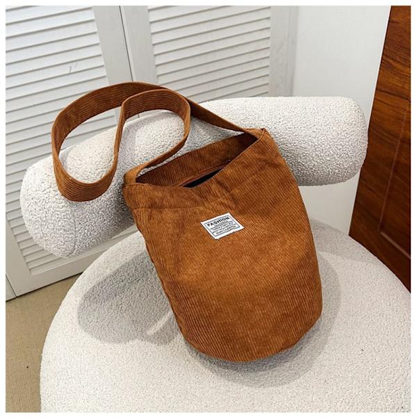 Vakosametti Crossbody Laukut Bucket Laukut VALKOINEN white