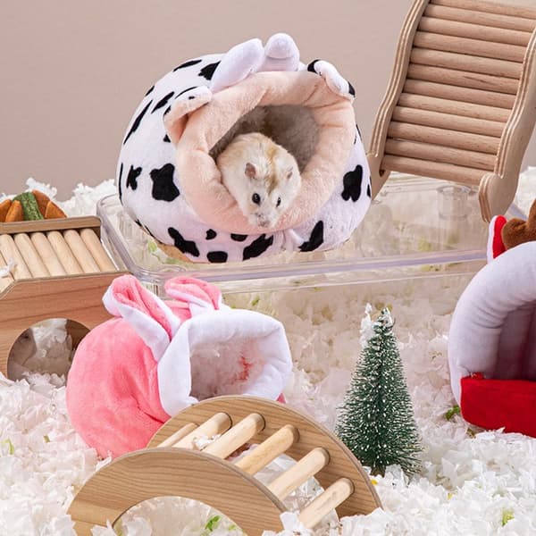 Hamsterbo Vinter Plyschigt Bo A A A