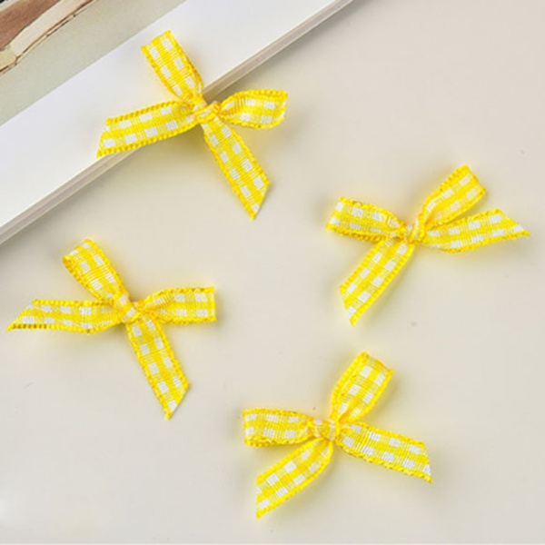 Satinband Bow Craft Dekoration B-100PCS B-100PCS B-100PCS