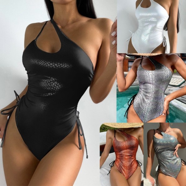 Badetøj Bikini Sæt SORT S Black S
