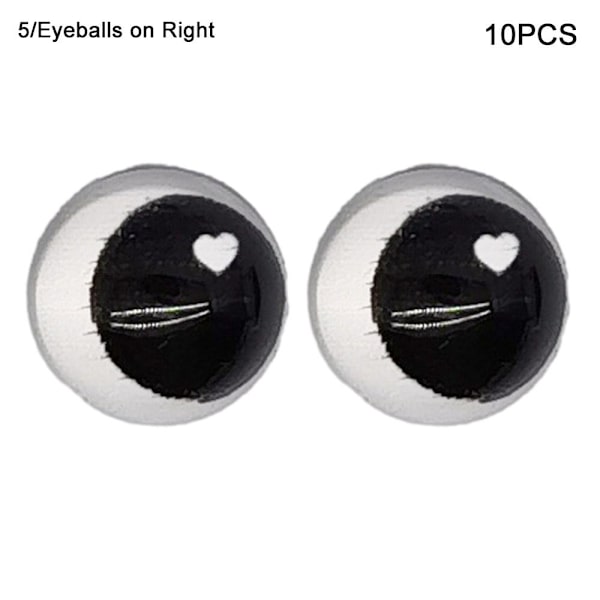 Dockor Eyeballs Glass Dolls Eyes ÖGONBULLAR PÅ HÖGER5 5 Eyeballs on Right5
