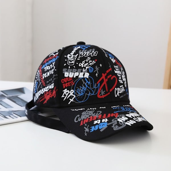 Graffiti Baseball Caps Visir Cap SORT 1 1 black 1-1