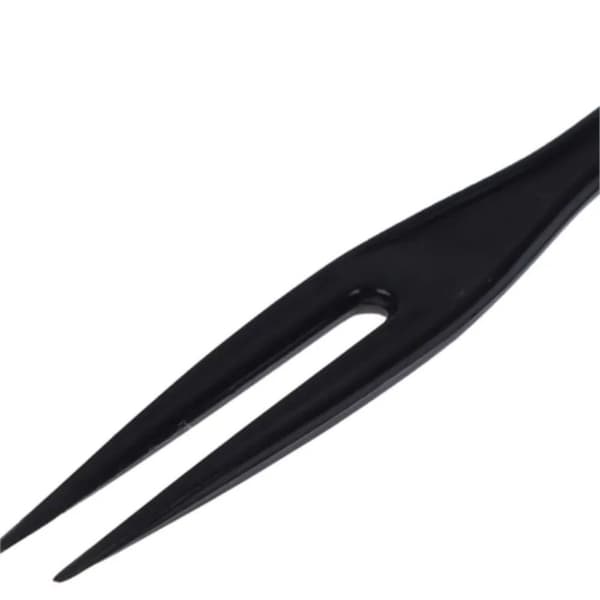 100 kpl hedelmähaarukka, hedelmätikku, MUSTA Black