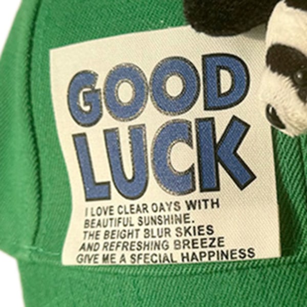 Panda Hat Baseball Hat GRØNN KID KID Green Kid-Kid