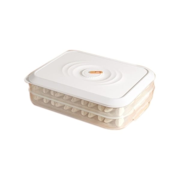 Förvaringsbox Dumpling Box VIT 2 LAG 2 LAG White 2 Layers-2 Layers