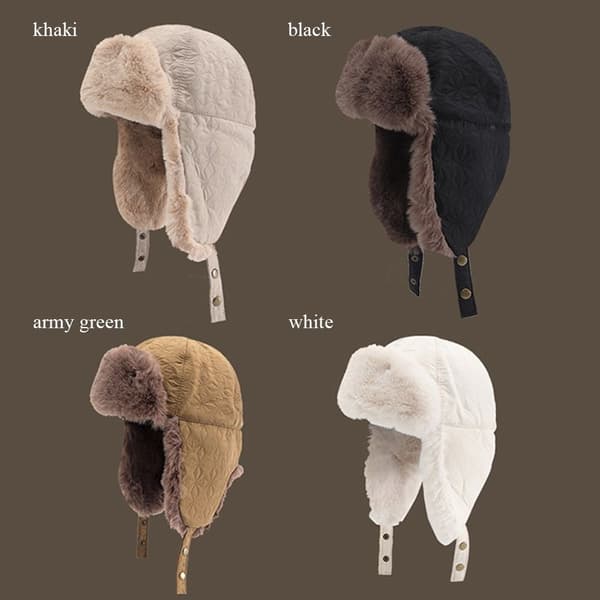 Trapper Hat Beanies Hat HVID white