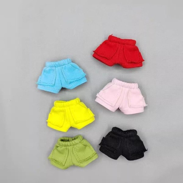 Docka Bomull T-shirt T-shirt Shorts Kostym GUL Yellow